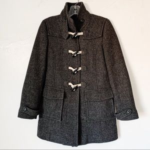 Banana Republic Wool Duffle Toggle Coat